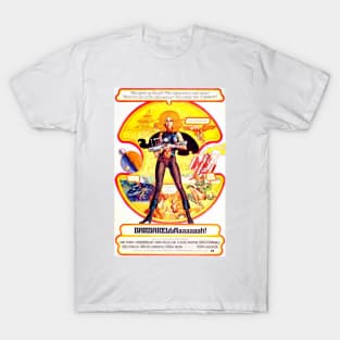 Classic Sci-Fi Movie Poster - Barbarella T-Shirt